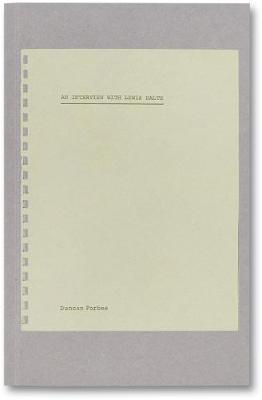 Cover of An Interview with Lewis Baltz