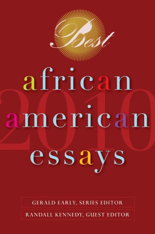 Cover of Best African American Essays 2010