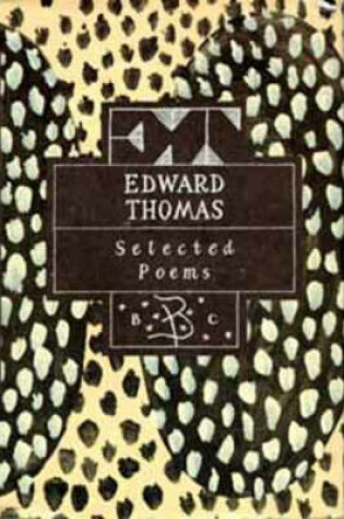 Cover of Edward Thomas: Selected Poems
