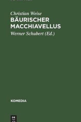 Cover of Baurischer Macchiavellus