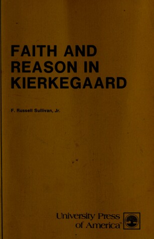 Book cover for Faith Reason in Kierkegaad CB