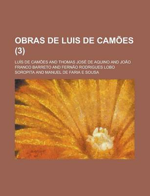 Book cover for Obras de Luis de Camoes Volume 3