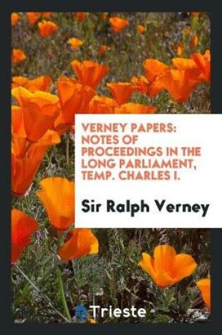 Cover of Verney Papers