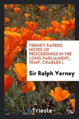 Book cover for Verney Papers