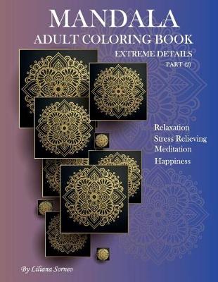 Book cover for Mandala Adult Coloring Book