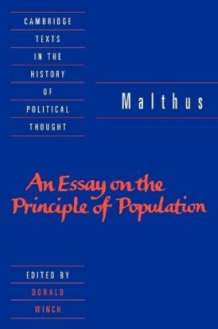 Cover of Malthus: 'An Essay on the Principle of Population'