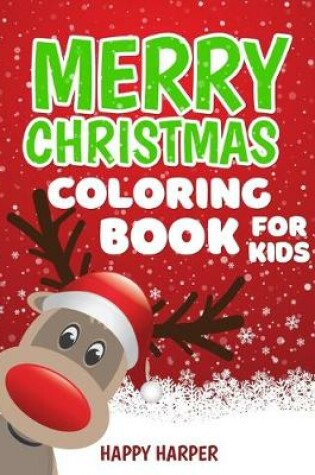 Cover of Christmas Coloring Book For Kids