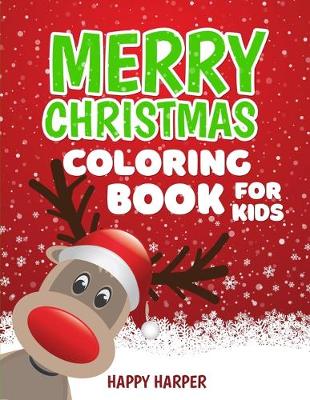 Book cover for Christmas Coloring Book For Kids