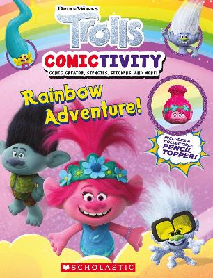 Book cover for Trolls: Comictivity: Rainbow Adventure!