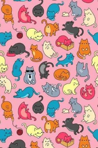 Cover of Bullet Journal Notebook for Cat Lovers Fun Cat Pattern 8