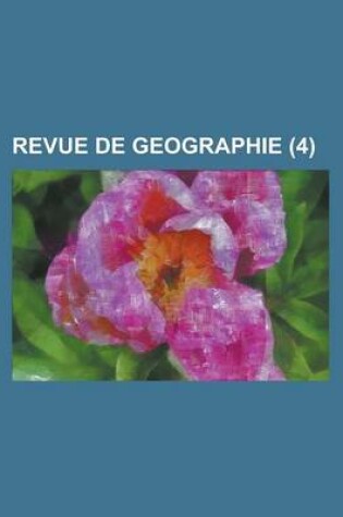 Cover of Revue de Geographie (4)