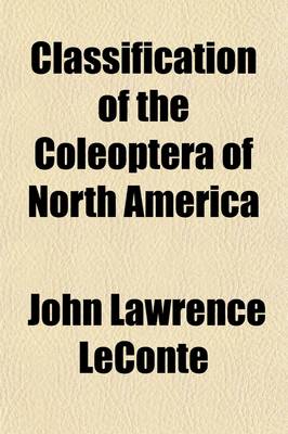 Cover of Classification of the Coleoptera of North America