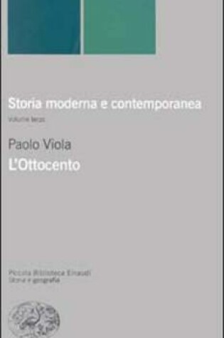 Cover of L'Ottocento. Storia Moderna E Contemporanea III