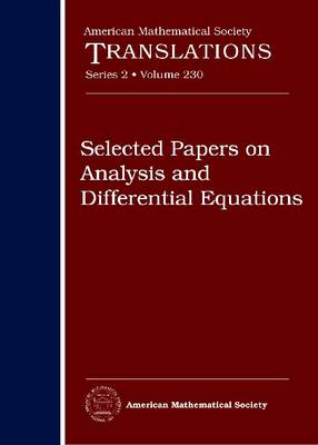 Book cover for Selected Papers on Analysis and Differential Equations