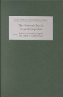 Book cover for The National Church in Local Perspective