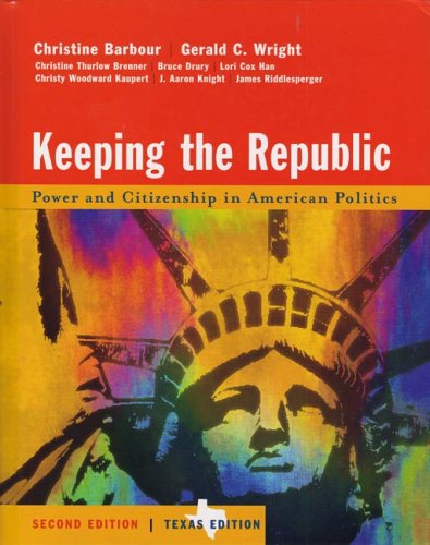 Book cover for Keeping the Republic Texas Edition