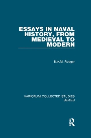 Cover of Essays in Naval History, from Medieval to Modern