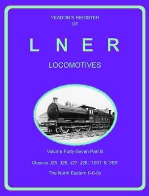 Book cover for Yeadon Register of  LNER