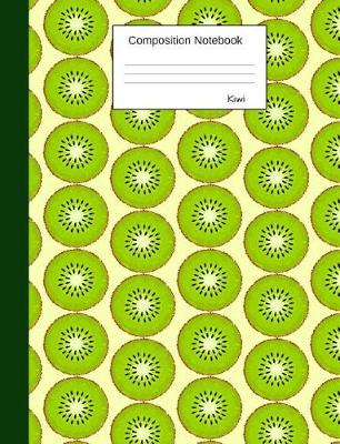 Book cover for Kiwi Composition Notebook