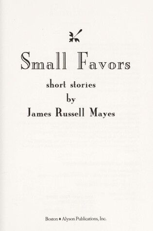 Cover of Small Favours