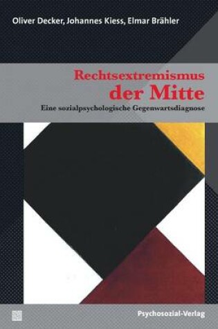 Cover of Rechtsextremismus Der Mitte