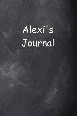 Cover of Alexi Personalized Name Journal Custom Name Gift Idea Alexi