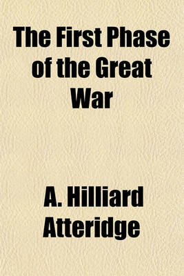 Book cover for The First Phase of the Great War