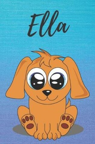 Cover of Ella dog coloring book / notebook / journal / diary