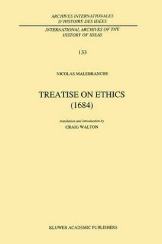 Cover of Treatise on Ethics (1684)