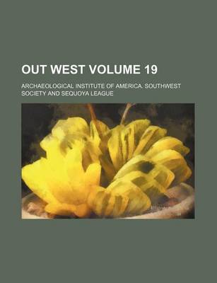 Book cover for Out West Volume 19