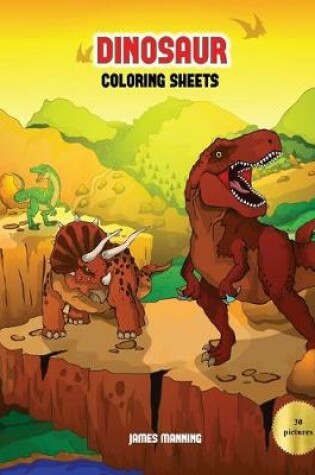 Cover of Dinosaur Coloring Sheets