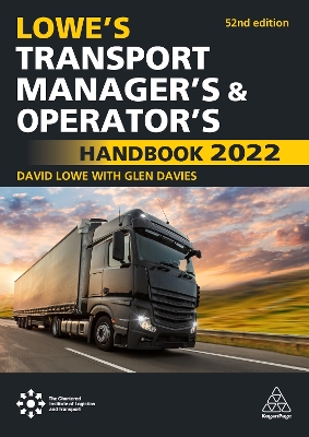 Book cover for Lowe's Transport Manager's and Operator's Handbook 2022