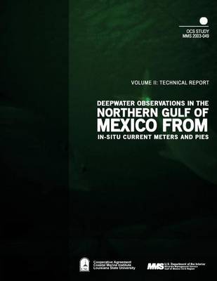 Book cover for Deepwater Observations in the Northern Gulf of Mexico from In-situ Current Meters and PIES