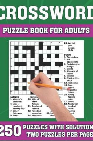 Cover of Crossword Puzzles For Adults