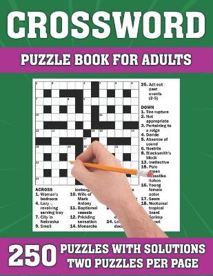 Book cover for Crossword Puzzles For Adults