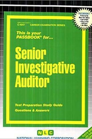 Cover of Senior Investigative Auditor