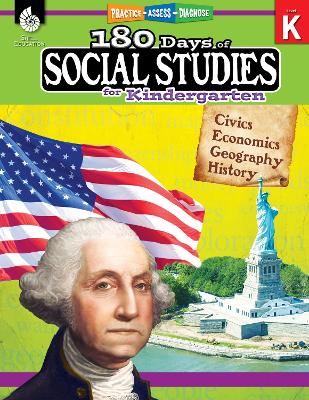 Book cover for 180 Days of Social Studies for Kindergarten