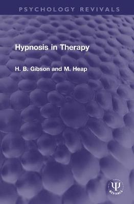 Book cover for Hypnosis in Therapy