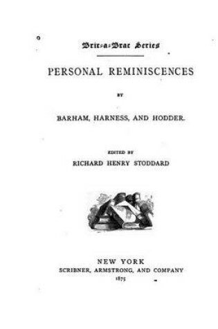 Cover of Personal Reminiscences by Barham, Harness, and Hodder