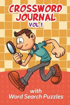 Book cover for Crossword Journal Vol 1 with Word Search Puzzles