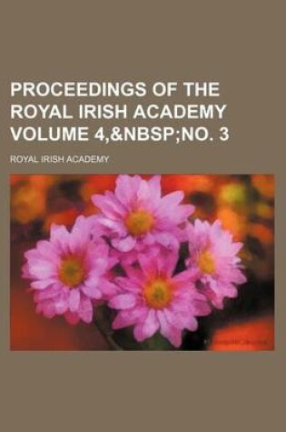 Cover of Proceedings of the Royal Irish Academy Volume 4,