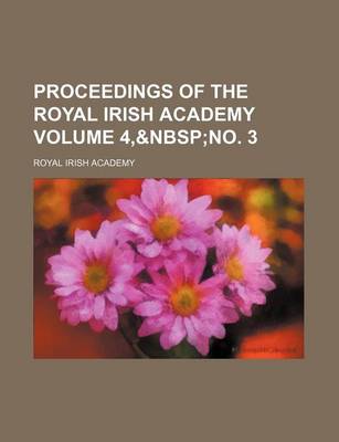 Book cover for Proceedings of the Royal Irish Academy Volume 4,