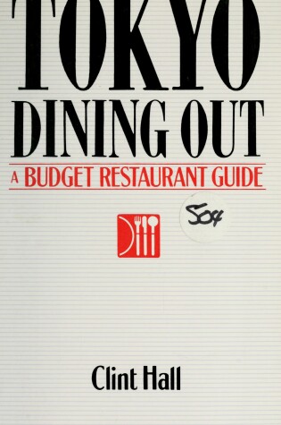 Cover of Tokyo Dining Out