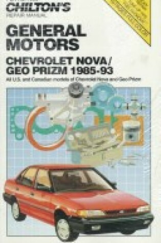 Cover of General Motors Chevrolet Nova/Geo Prizm 1985-93