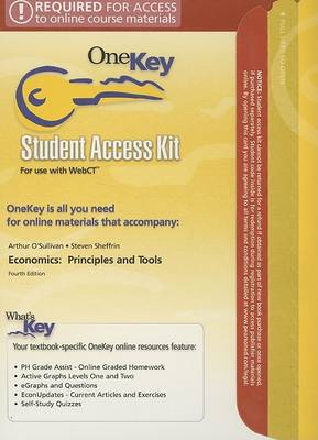 Book cover for OneKey WebCT, Student Access Kit, Economics