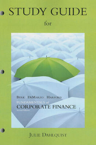 Cover of Study Guide for Fundamentals of Corporate Finance