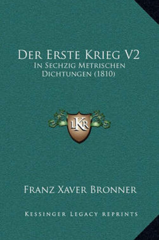 Cover of Der Erste Krieg V2