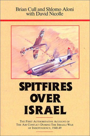 Book cover for Spitfires Over Israel