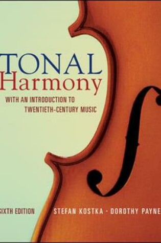 Cover of Tonal Harmony with Workbook and Workbook CD