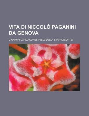 Book cover for Vita Di Niccolo Paganini Da Genova